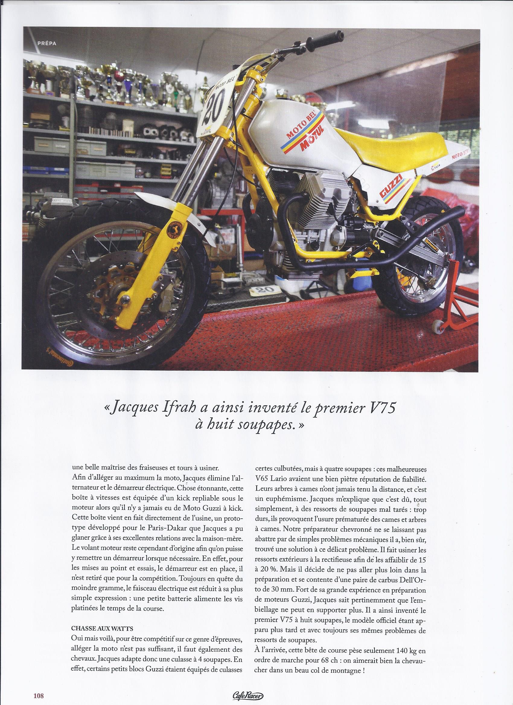 Café Racer Off Road Nov-Déc 2020 Article Motobel P108