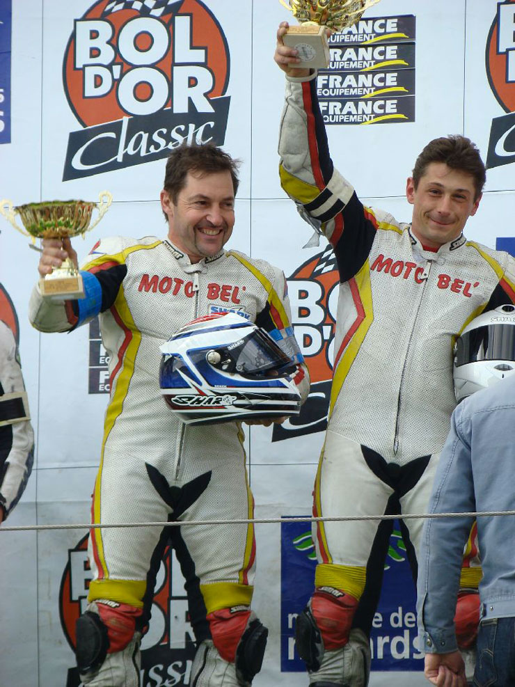 Podium Moto Bel' Bol d'Or Classic 2010