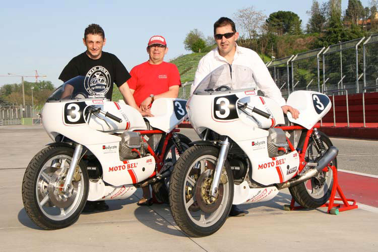 Présentation Moto Bel' 2013, avec Pilotes et François