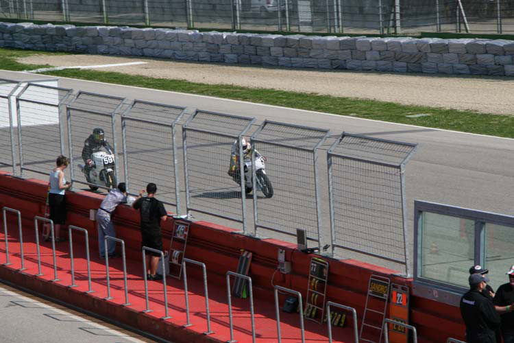 La Moto Bel en piste à Imola