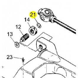 Cache Caoutchouc Ecrou Bras Oscillant  Moto Guzzi