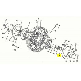 Clips Flasque Roue Arrière
