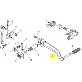 Selecteur vitesses Moto Guzzi GU32250911 en vente chez Moto Bel