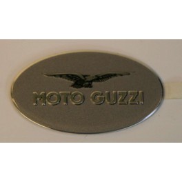 Sigle Métal Ovale Gris Moto Guzzi