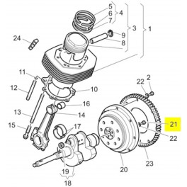 Vis Volant Moteur 8*25