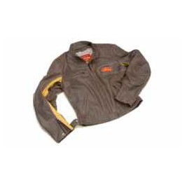 Blouson Cuir Marron XXL