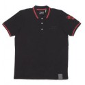 Polo Homme "Moto Guzzi Classic" noir