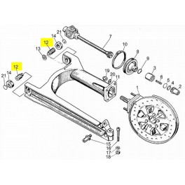 Goujon Bras Oscillant V50 - V65 - V75 - 750 Breva -V7 - V7 II