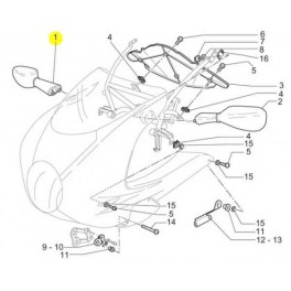 Retroviseur Droit V11 Le Mans Retroviseur Droit V11 Le Mans