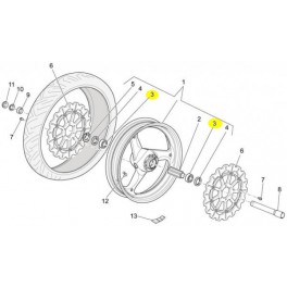 Roulement Roue avant