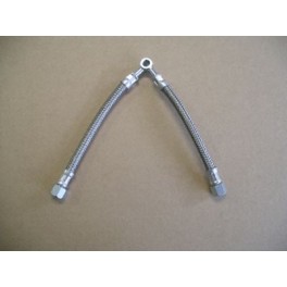 Durite Graissage Tressée Inox pour Cylindres carrés adaptable Durite Graissage Tressée Inox pour Cylindres carrés adaptable