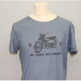 T-shirt Homme "My Bike My Pride" Bleu
