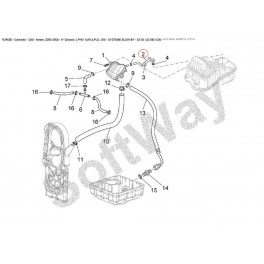 Durite reniflard Norge-1200Sport-850-1100-1200Breva