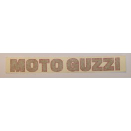 Autocollant réservoir MOTO GUZZI rouge et or Autocollant réservoir MOTO GUZZI rouge et or