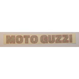 Autocollant réservoir MOTO GUZZI rouge et or