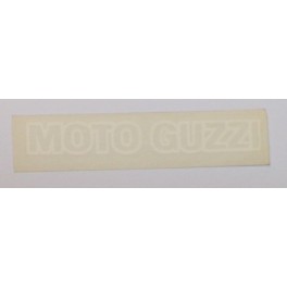 Autocol. MOTO GUZZI découpé blanc