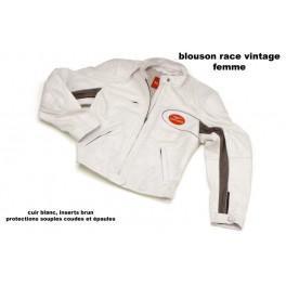 Blouson Cuir Femme - Race Vintage