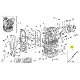 Jauge huile moteur longue