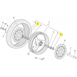 Joint spy sur Roulement Roue avant