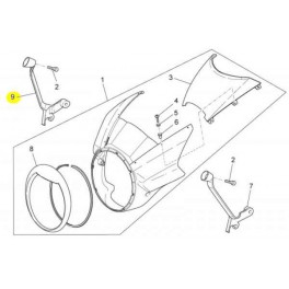 Support Droit Tête de Fourche 1200 Sport