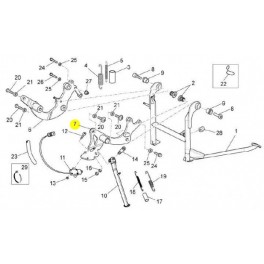 Plaque fixation Gauche Stelvio Plaque fixation Gauche Stelvio