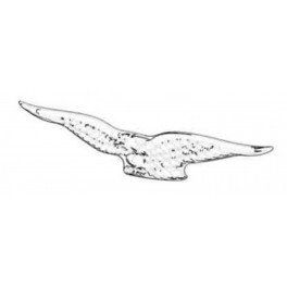 Sigle réservoir Aigle Argent Gauche Sigle réservoir Aigle Argent Gauche