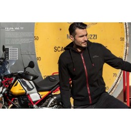 Sweat Moto Guzzi V85TT noir