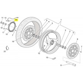 Capteur ABS Roue Avant Capteur ABS Roue Avant