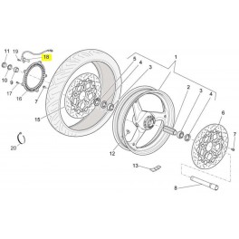 Capteur ABS Roue Avant