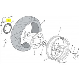 Capteur ABS Roue Arrière