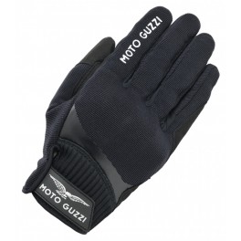 Gants été courts Moto Guzzi noirs Taille XL