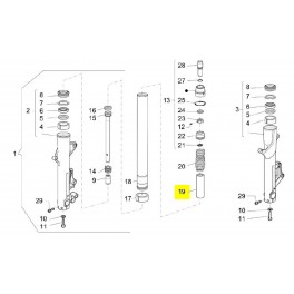 Tube renfort fourche Tube renfort fourche