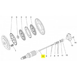 Douille sur Tige embrayage Douille sur Tige embrayage