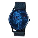 Montre Nepto Numéro 1 Blu Smoke - Bracelet Metal Mesh Bleu