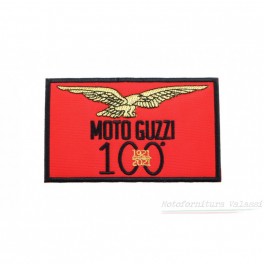 Badge Tissu Rectangle Rouge Centenaire Moto Guzzi Badge Tissu Rectangle Rouge Centenaire Moto Guzzi
