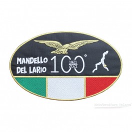 Badge Tissu Ovale Centenaire Moto Guzzi 15.5 x 10 Badge Tissu Ovale Centenaire Moto Guzzi 15.5 x 10