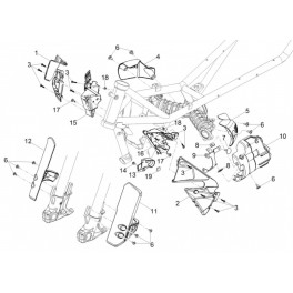 Cache injecteur gauche V85TT