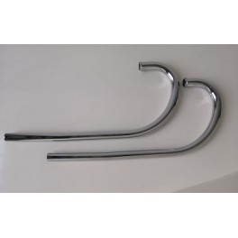 Coude Echappement V7 - 850GT  Acier chromé La paire