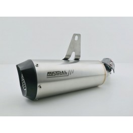 Silencieux inox satiné V100 Mandello Modèle Mistral Avion GT