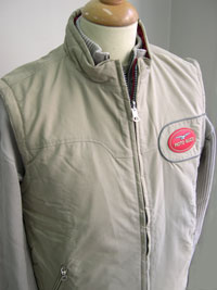 gilet sans manche beige